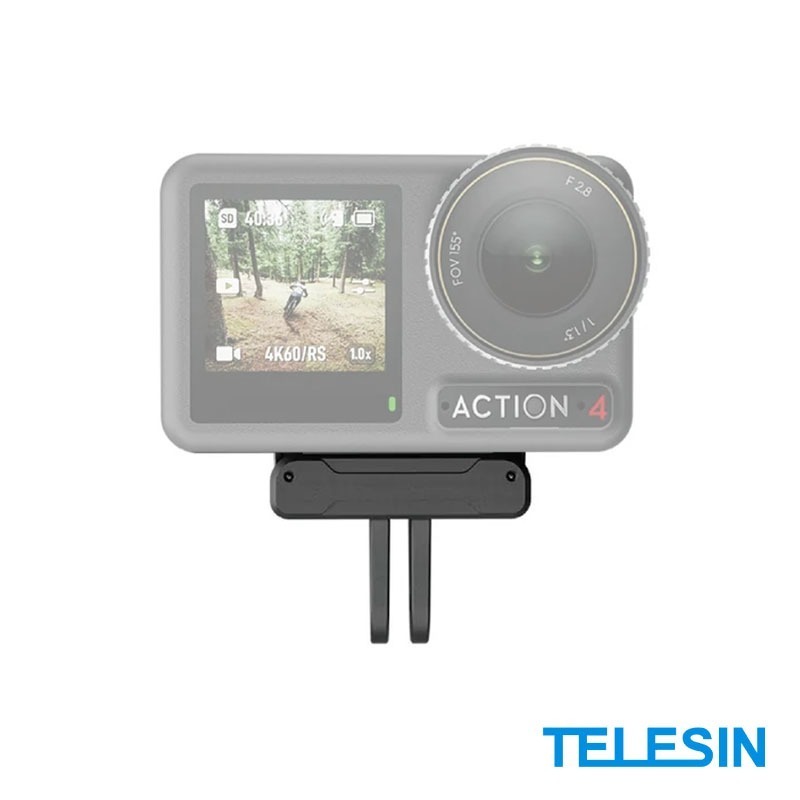 【彈藥庫】TELESIN DJI OSMO ACTION 5 PRO/4/3 磁吸二爪轉接座 #OA-TPM-T04-細節圖9