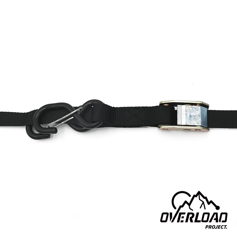 【彈藥庫】OVERLOAD 1.5米壓扣式雙勾綁車繩-4入 #OVL-H001-1.5M-細節圖4