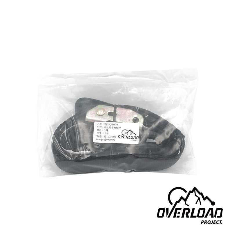 【彈藥庫】OVERLOAD 1.5米壓扣式雙勾綁車繩-4入 #OVL-H001-1.5M-細節圖10