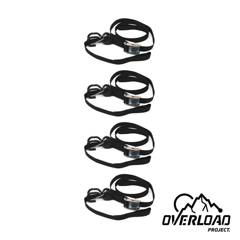 【彈藥庫】OVERLOAD 1.5米壓扣式雙勾綁車繩-4入 #OVL-H001-1.5M-細節圖11