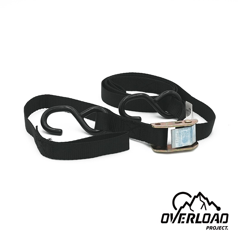 【彈藥庫】OVERLOAD 1.5米壓扣式雙勾綁車繩-4入 #OVL-H001-1.5M-細節圖2