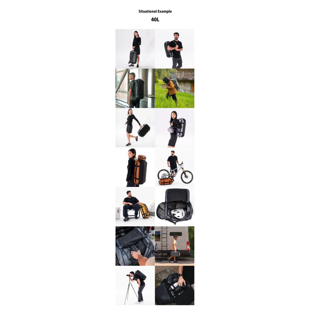 【彈藥庫】WANDRD CARRYALL 旅行袋背包(30/40/60L) #CAD-細節圖7