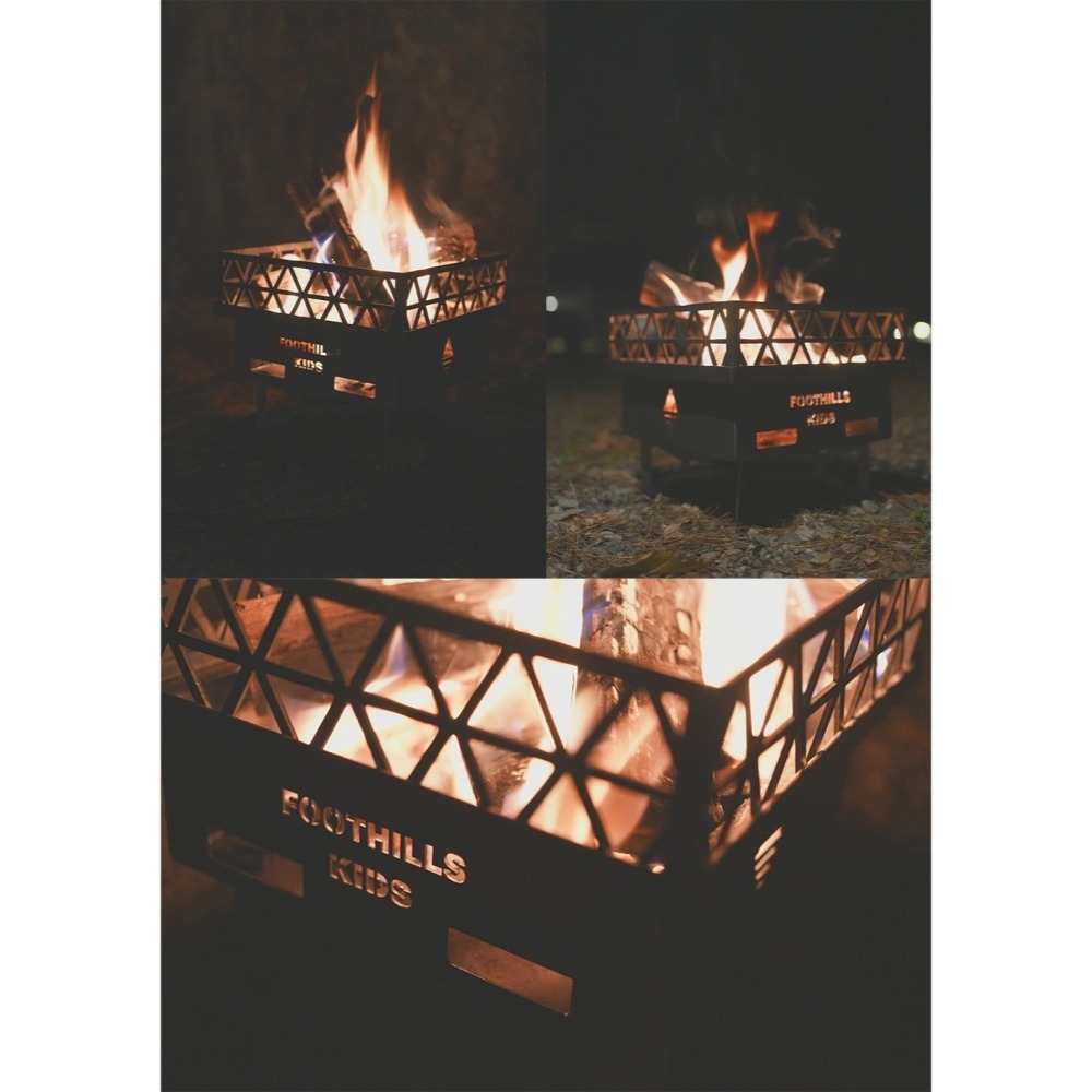 【彈藥庫】FOOTHILLS 山麓焚火台KIDS (含黑色收納袋) #FTS-018-細節圖4