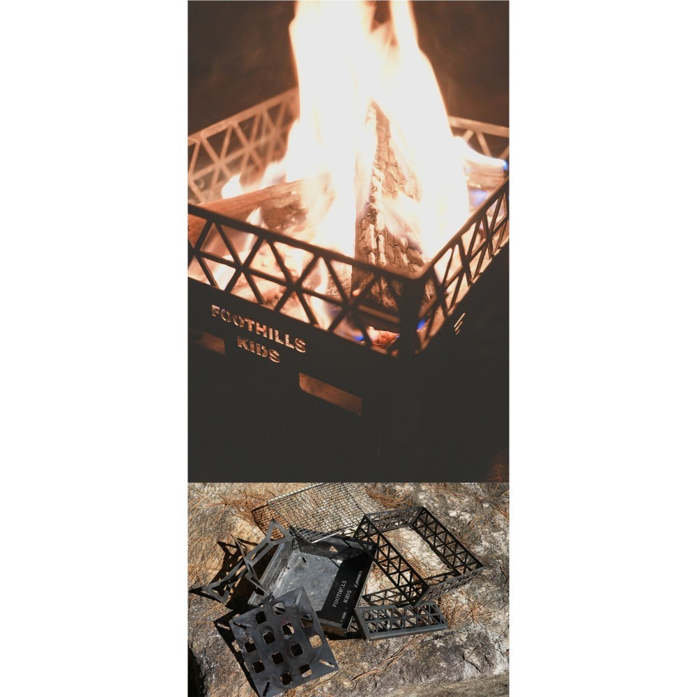 【彈藥庫】FOOTHILLS 山麓焚火台KIDS (含黑色收納袋) #FTS-018-細節圖5