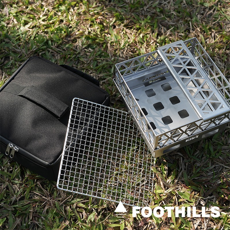 【彈藥庫】FOOTHILLS 不鏽鋼焚火台KIDS (含黑色收納袋) #FTS-019-細節圖7