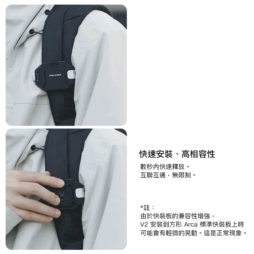 【彈藥庫】Ulanzi FALCAM F38 背包快掛套件V2 #Ulanzi-F38B3803-細節圖2