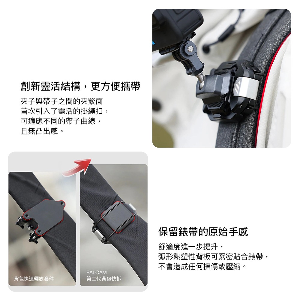 【彈藥庫】Ulanzi FALCAM F38 背包快掛套件V2 #Ulanzi-F38B3803-細節圖4