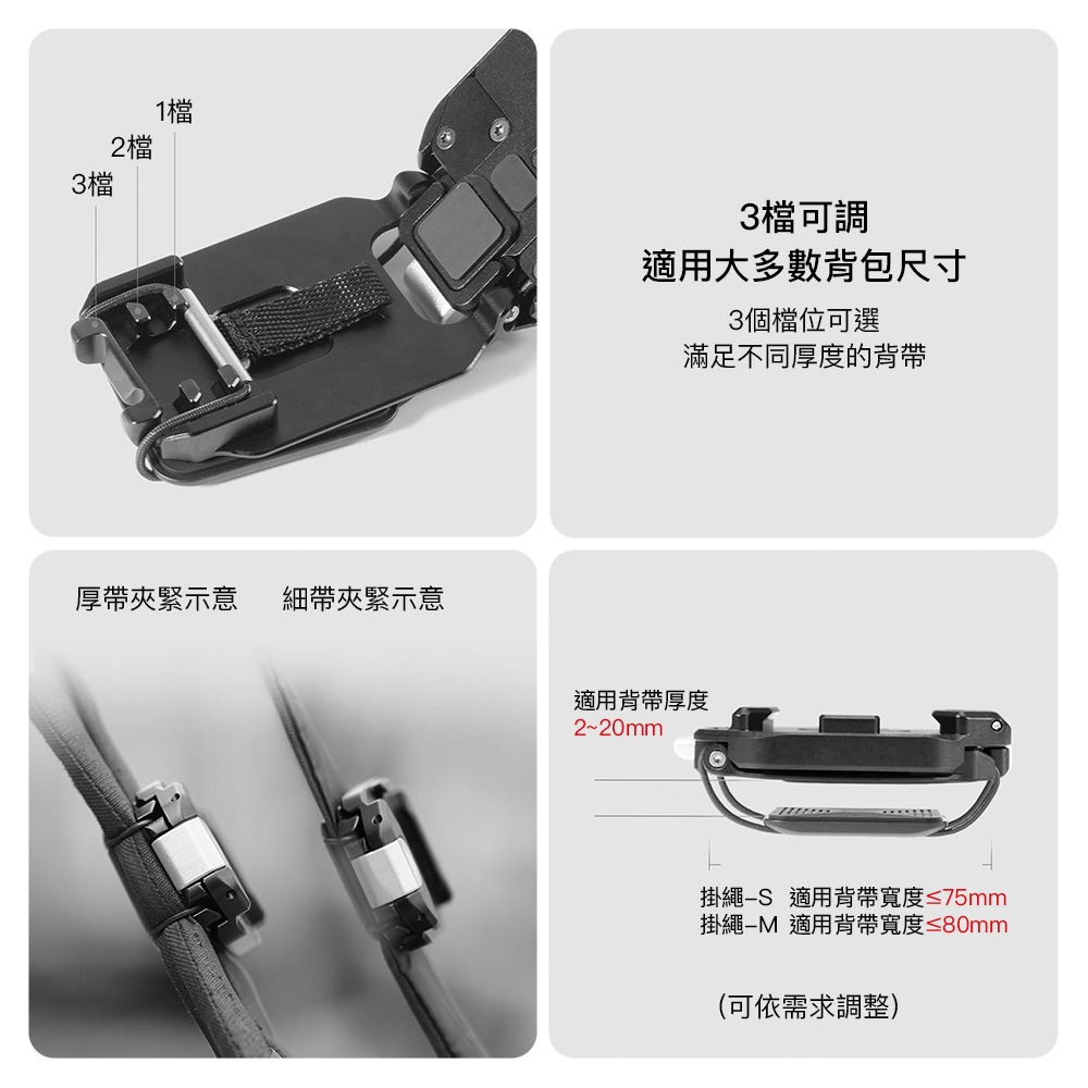 【彈藥庫】Ulanzi FALCAM F38 背包快掛套件V2 #Ulanzi-F38B3803-細節圖6