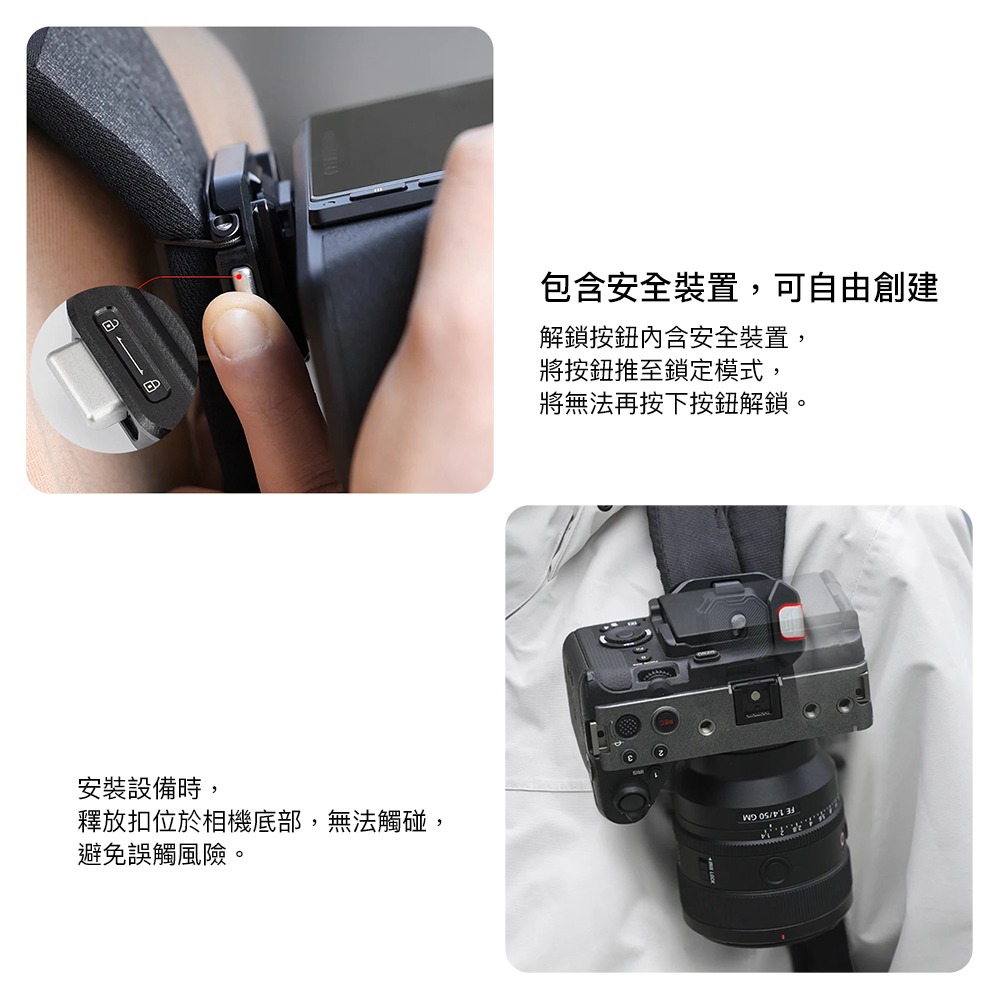 【彈藥庫】Ulanzi FALCAM F38 背包快掛套件V2 #Ulanzi-F38B3803-細節圖7