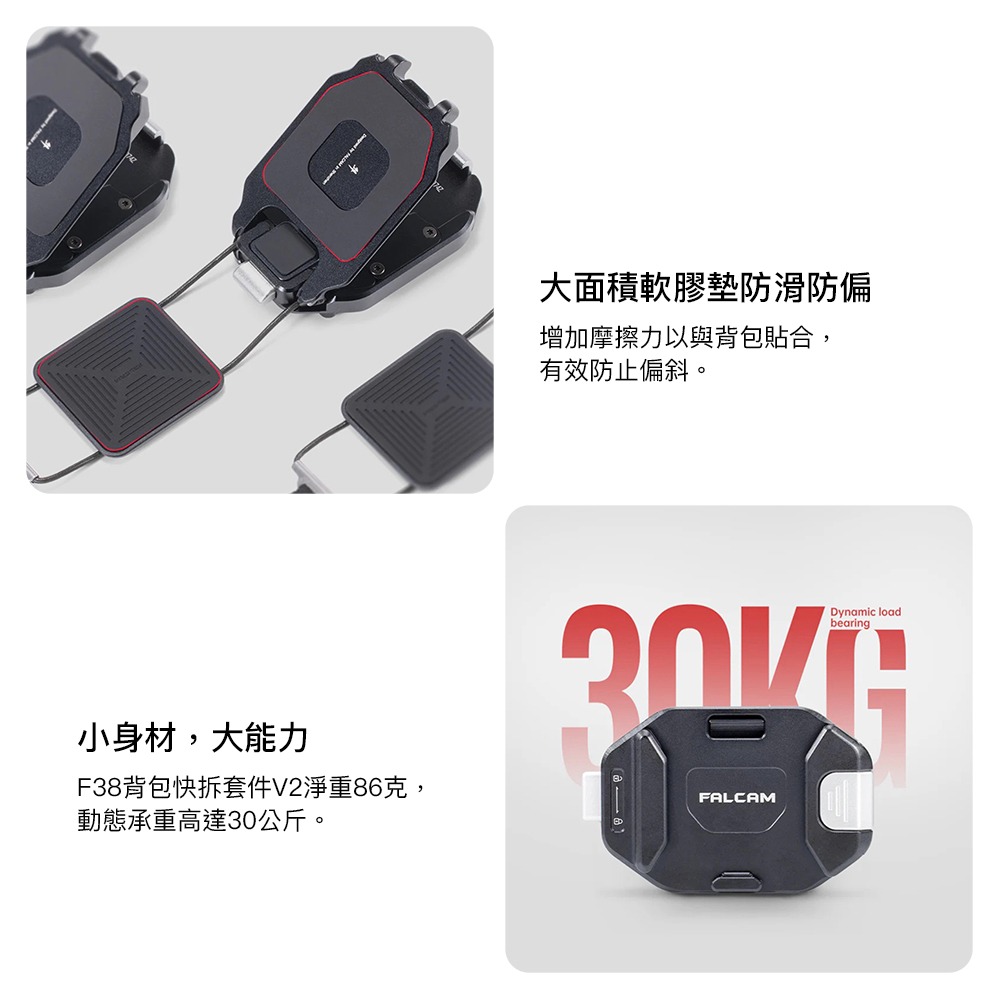 【彈藥庫】Ulanzi FALCAM F38 背包快掛套件V2 #Ulanzi-F38B3803-細節圖8