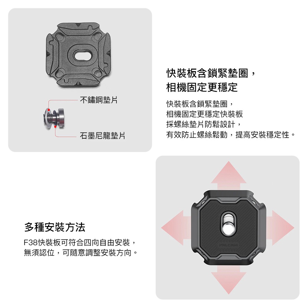 【彈藥庫】Ulanzi FALCAM F38 背包快掛套件V2 #Ulanzi-F38B3803-細節圖9