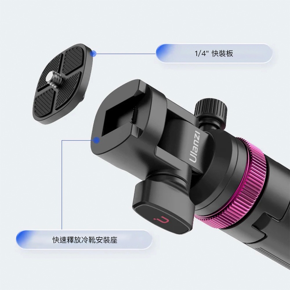 【彈藥庫】Ulanzi MT-89 冷靴快拆燈架 #Ulanzi-T082-細節圖5