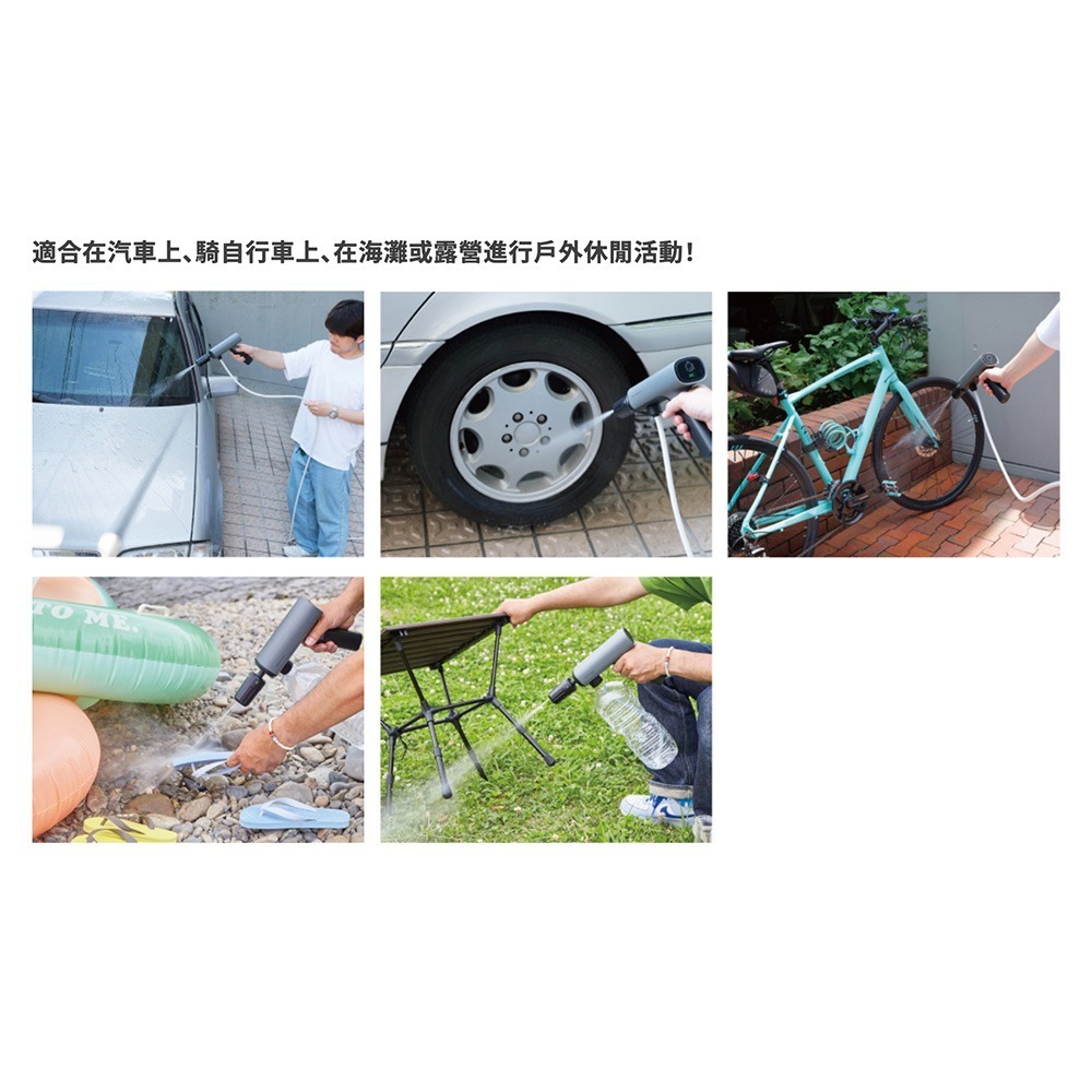 【彈藥庫】SPICERR 攜帶式高壓清洗機-黑 #SH-SWU-1-細節圖3