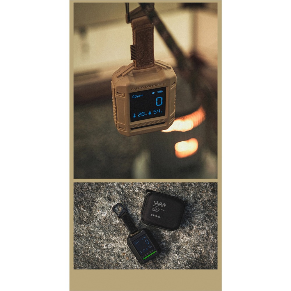 【彈藥庫】CARGO 一氧化碳溫溼度偵測器(黑/沙/綠/灰) #CRM-SAFE-細節圖3