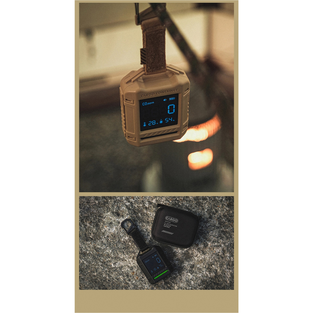 【彈藥庫】CARGO 一氧化碳溫溼度偵測器(黑/沙/綠/灰) #CRM-SAFE-細節圖3