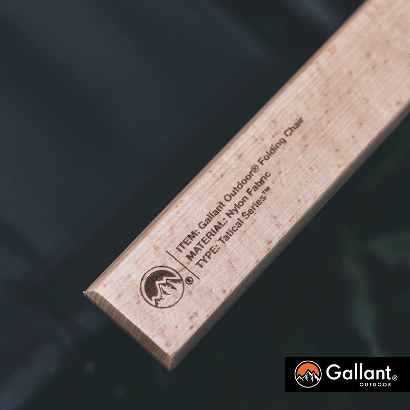 【彈藥庫】Gallant Outdoor® Tatical Series™ 露營單人折疊椅 #glntcf008-blk-細節圖7
