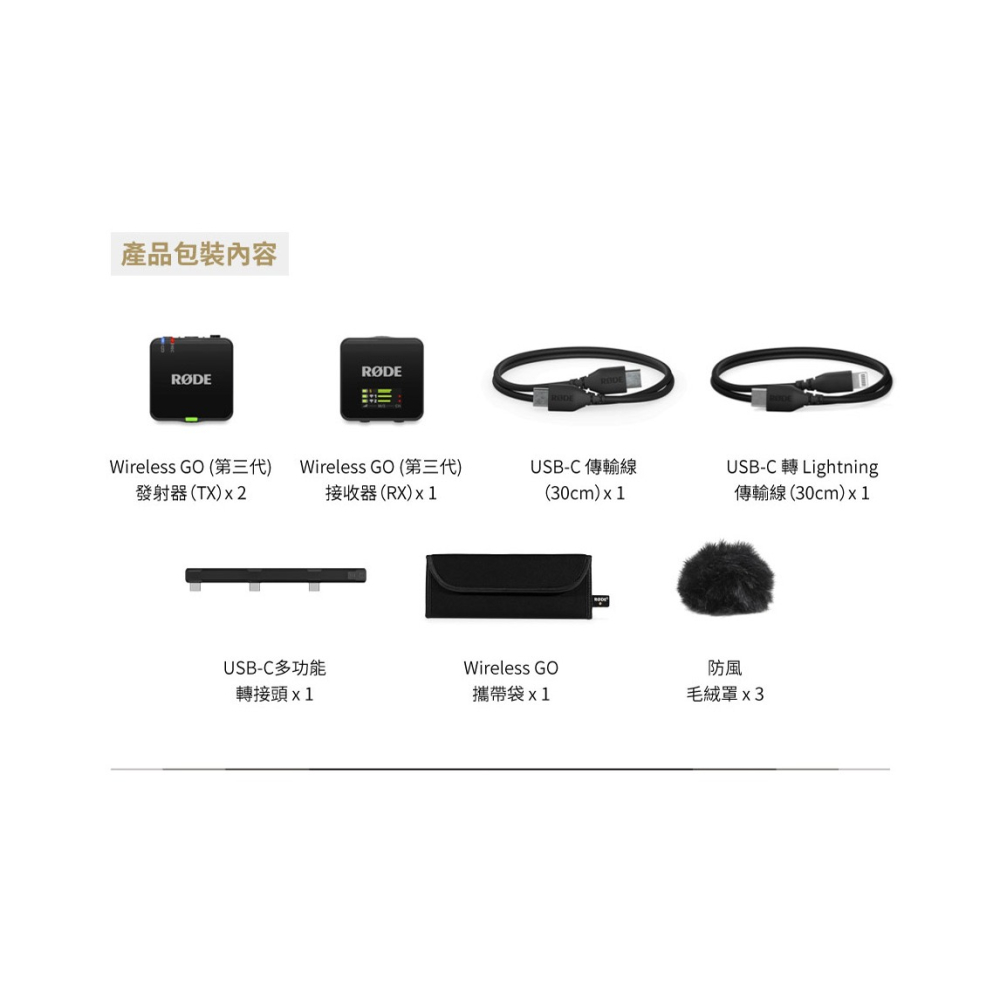 【彈藥庫】RODE Wireless GO Gen3 一對二無線麥克風 #RD-WIGOGEN3-細節圖4