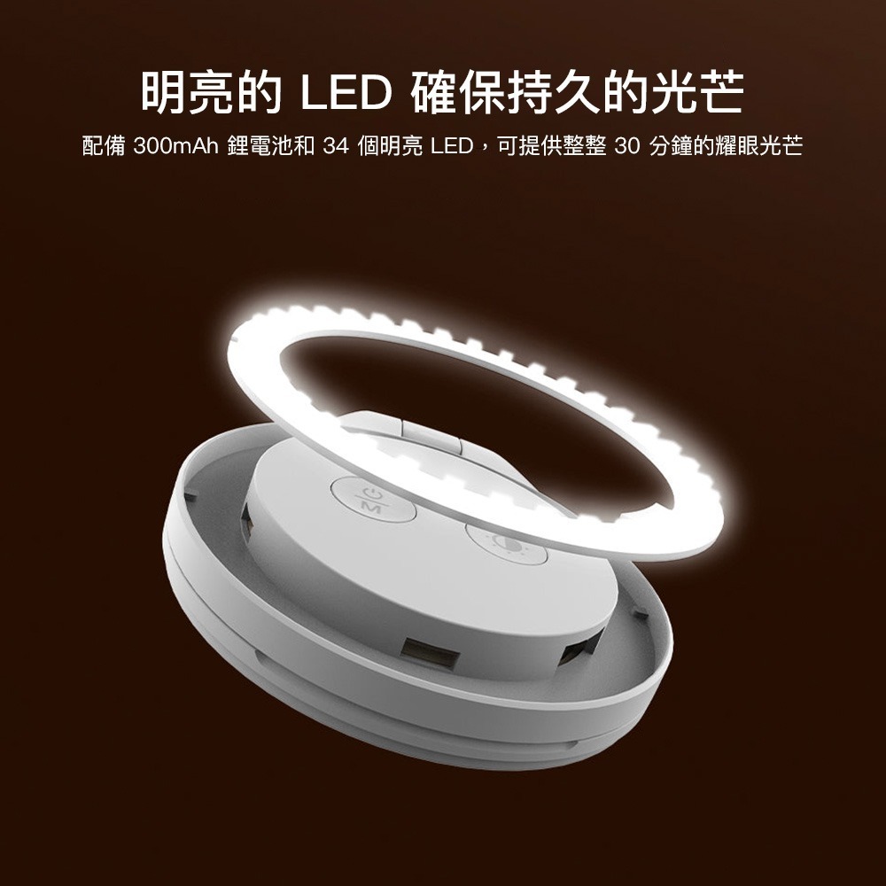 【彈藥庫】PGYTECH MagGlow手機磁吸補光燈(經典黑/薄霧灰) #P-PG-011 #P-PG-012-細節圖7