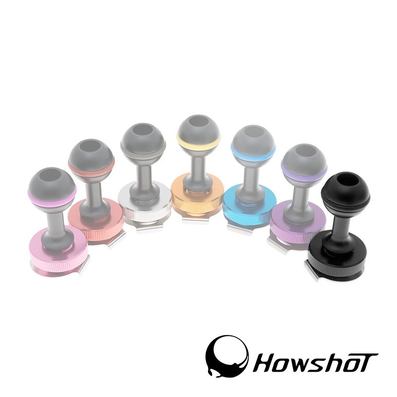 【彈藥庫】Howshot 冷靴1英吋球座 #AD-CS-細節圖3