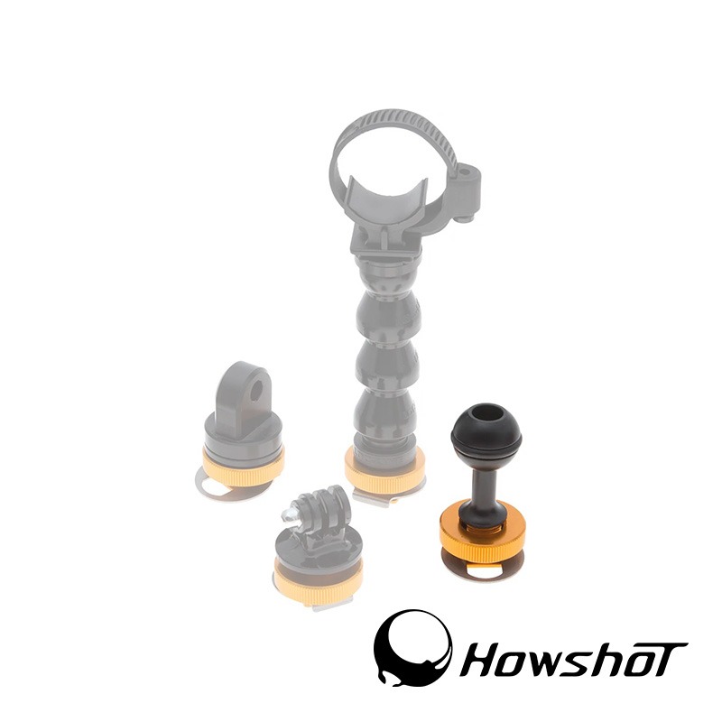 【彈藥庫】Howshot 冷靴1英吋球座 #AD-CS-細節圖6