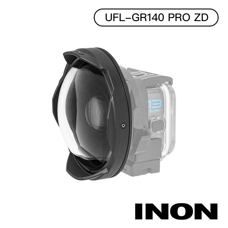 【彈藥庫】INON UFL-GR140 PRO ZD 全玻璃水中半魚眼鏡頭 #UFL-GR140-PRO-ZD-細節圖5