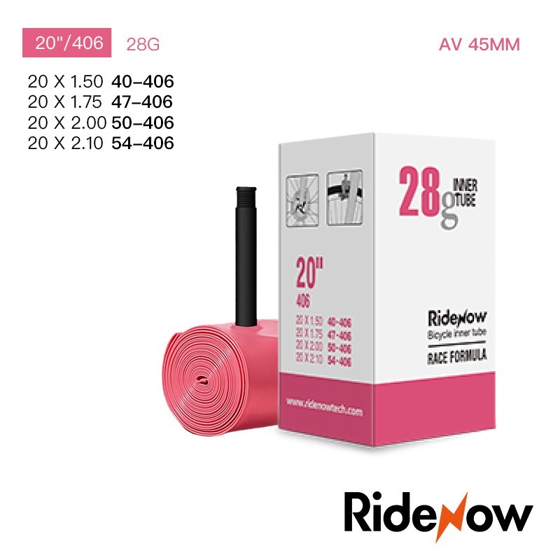 【彈藥庫】RIDENOW 超輕公路內胎-美嘴AV45mm #RNW-42MM-規格圖11