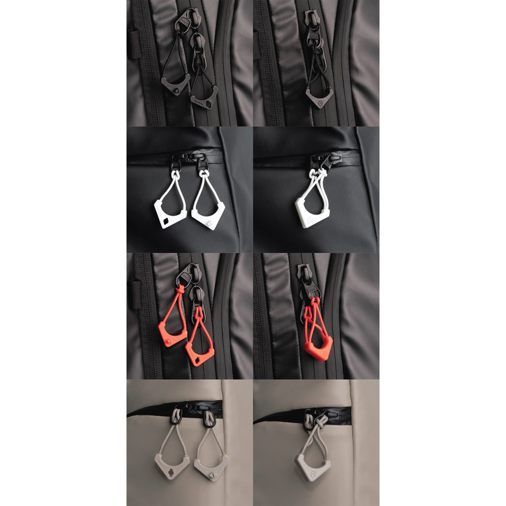 【彈藥庫】WANDRD WORRYLESS 防盜拉鏈扣-六對 #WLZP-細節圖5