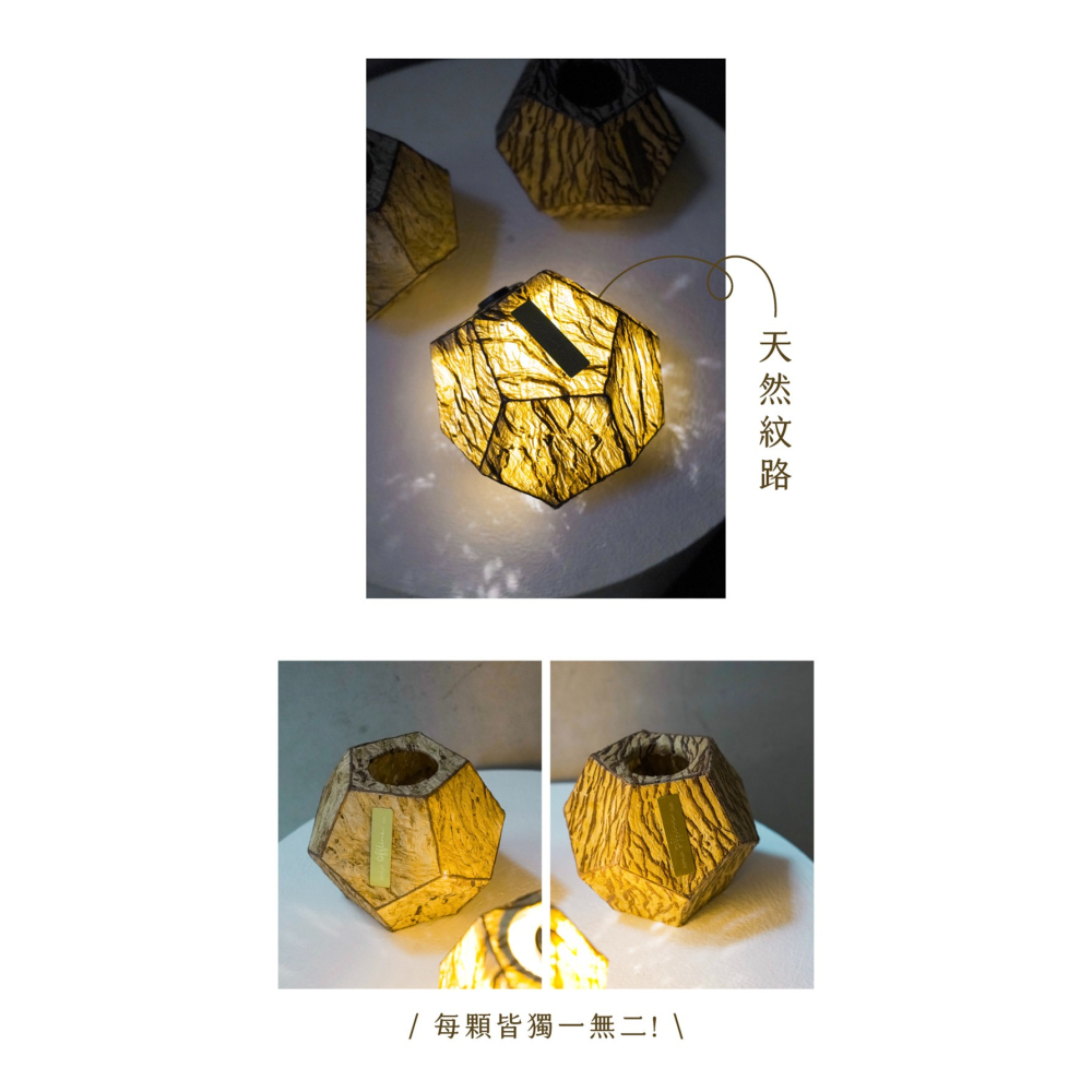 【彈藥庫】OFFLINE 五角立體樹皮燈罩 #OFL-LH-TAPA-細節圖4