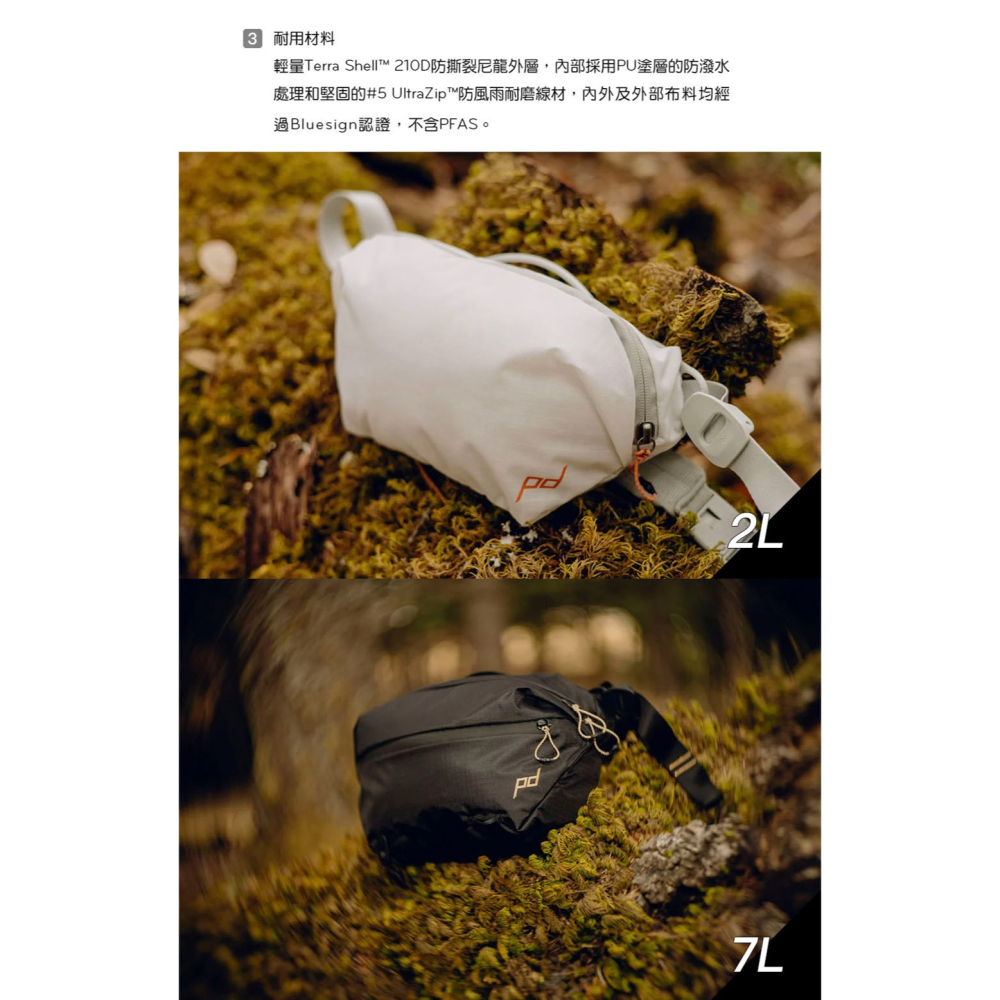 【彈藥庫】PEAK DESIGN Outdoor Sling 隨⾏包(2L/7L) #AFD0504 #AFD0503-細節圖5