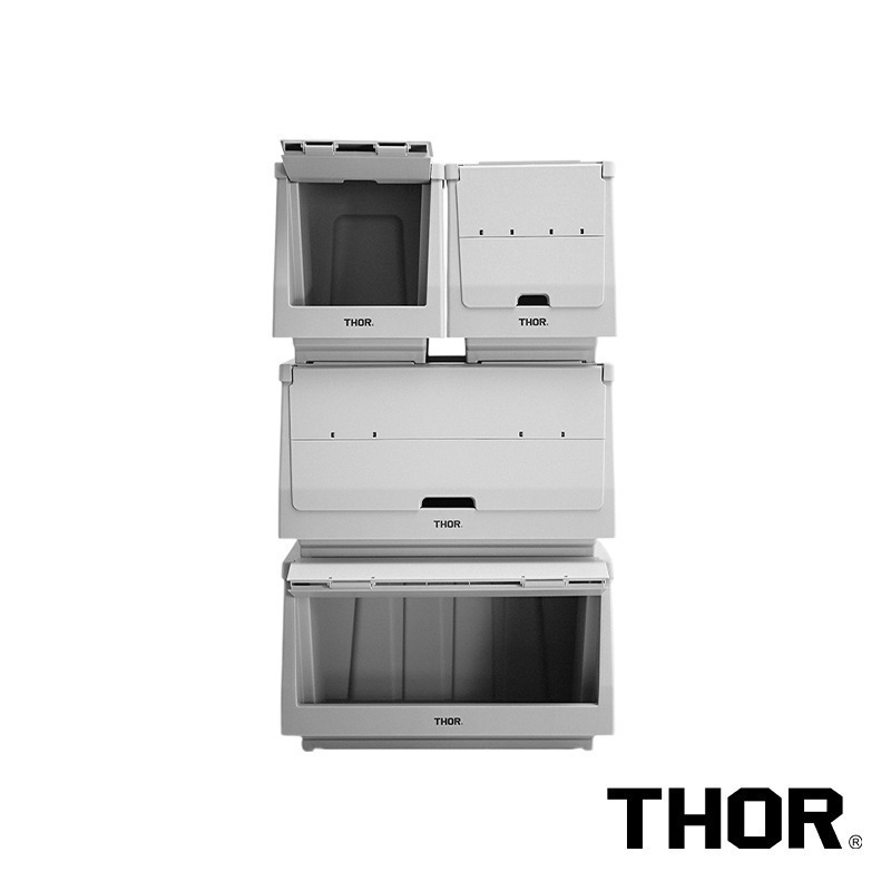 【彈藥庫】THOR BOX 掀蓋式收納箱(20L/50L)(黑/綠/灰白) #303A #303B-細節圖8