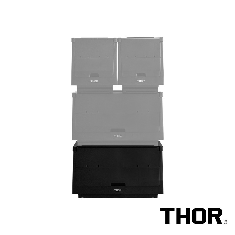 【彈藥庫】THOR BOX 掀蓋式收納箱(20L/50L)(黑/綠/灰白) #303A #303B-規格圖11