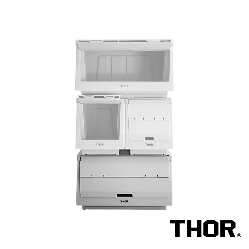 【彈藥庫】THOR BOX 掀蓋式收納箱(20L/50L)(黑/綠/灰白) #303A #303B-規格圖11