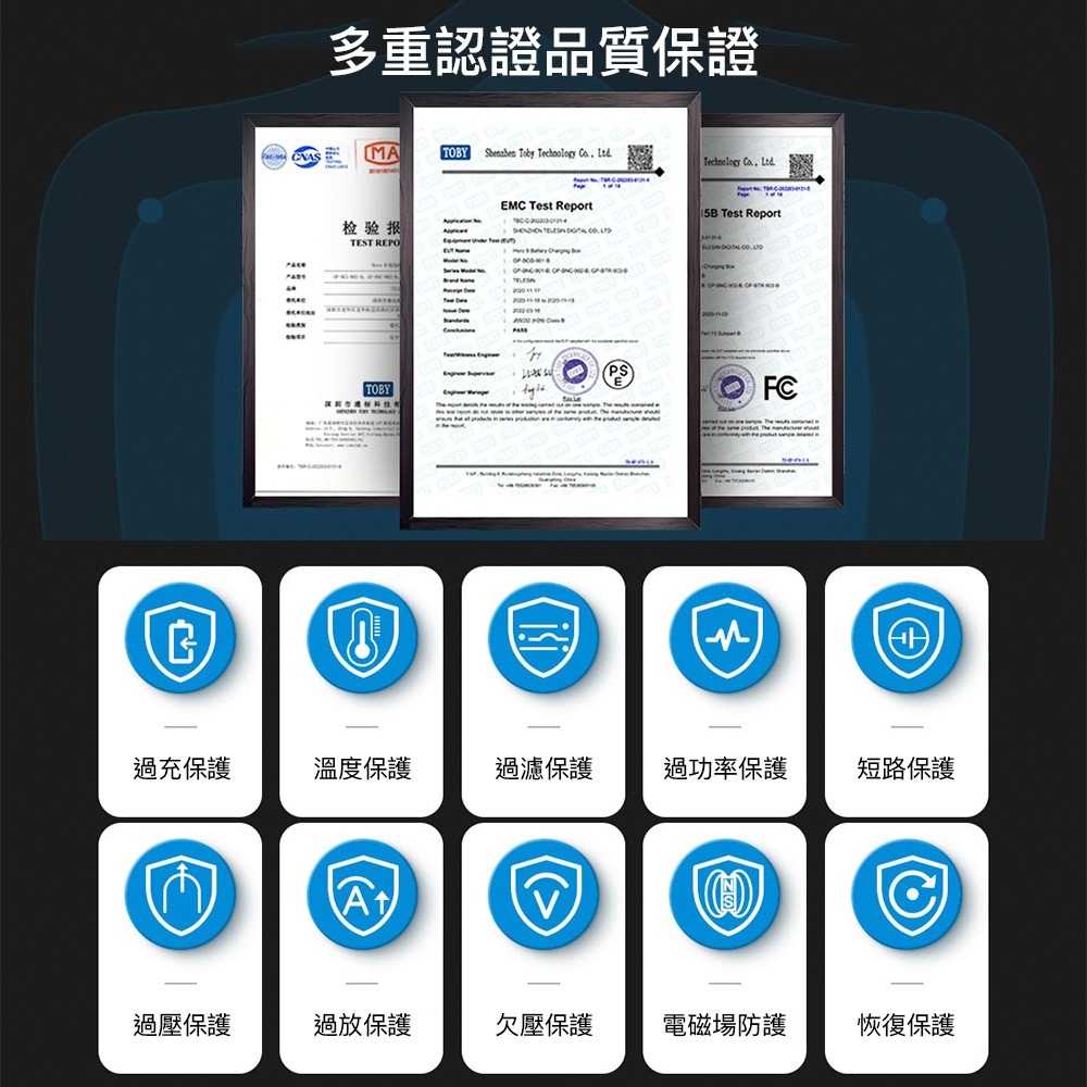 【彈藥庫】TELESIN GoPro HERO 13 Black 高性能電池 #JH-GP13-細節圖7