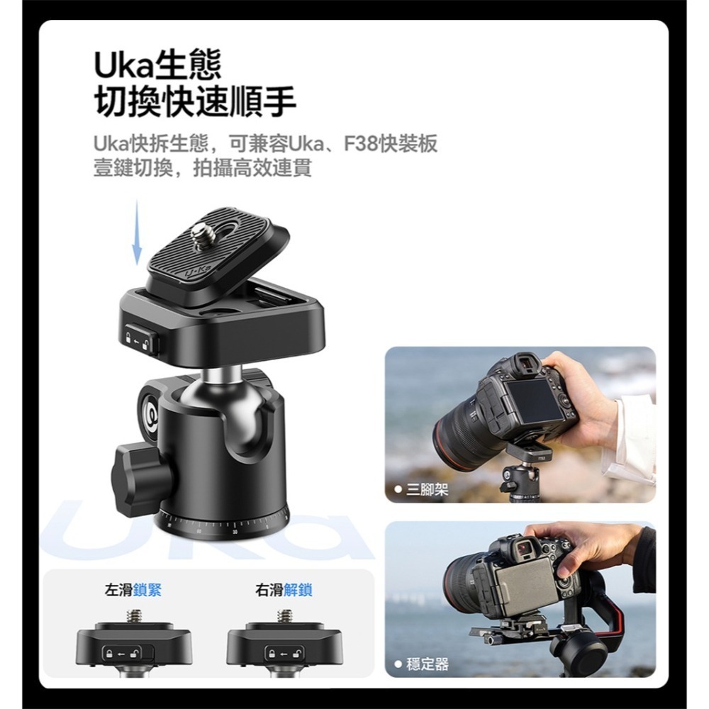 【彈藥庫】Ulanzi TT53 Uka三腳架 #Ulanzi-T093GBB1-細節圖6