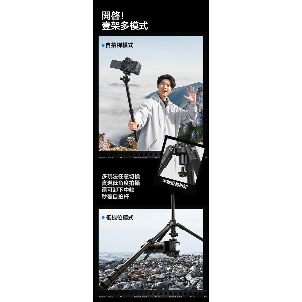 【彈藥庫】Ulanzi TT53 Uka三腳架 #Ulanzi-T093GBB1-細節圖7