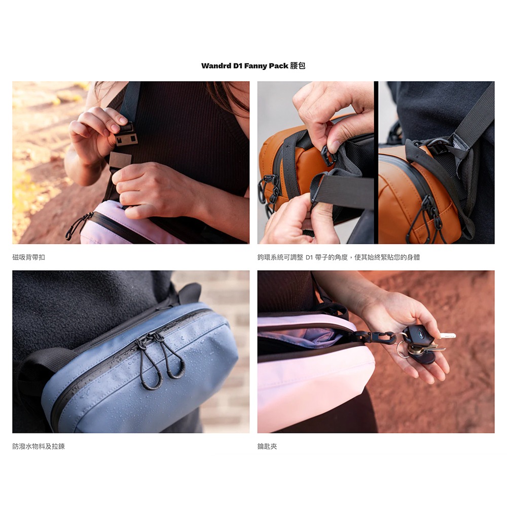 【彈藥庫】WANDRD D1 Fanny Pack 2L 腰包 #D1FP-細節圖2