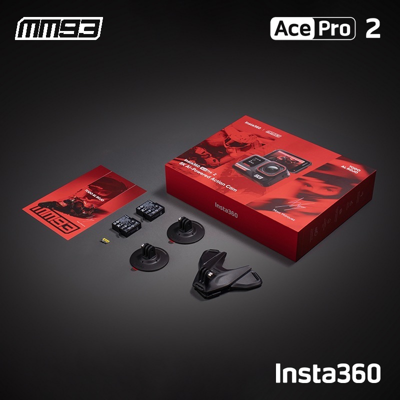 【彈藥庫】Insta360 x MM93 Ace Pro 2 運動相機 Marc Márquez 冠軍聯名限定套裝-細節圖6