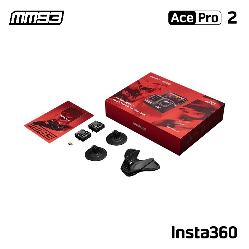 【彈藥庫】Insta360 x MM93 Ace Pro 2 運動相機 Marc Márquez 冠軍聯名限定套裝-細節圖3