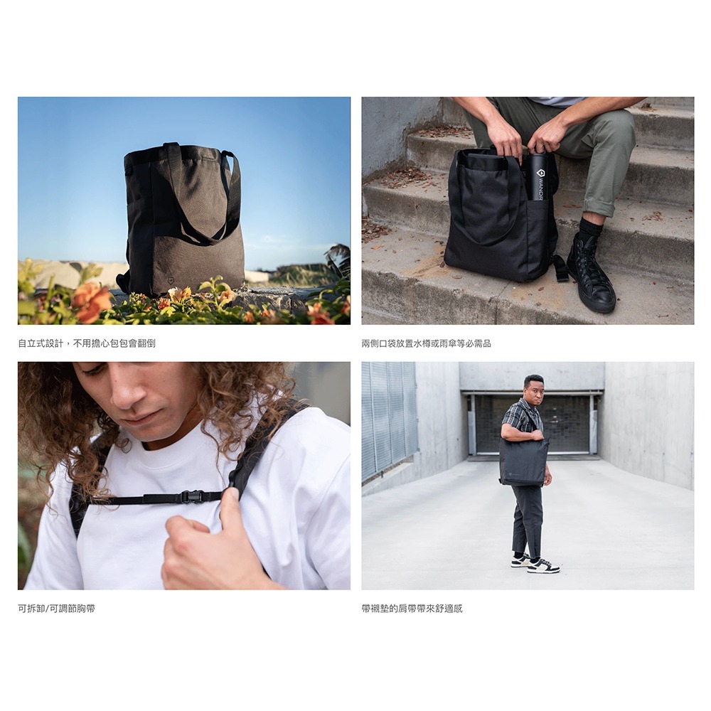 【彈藥庫】WANDRD TOTE BACKPACK 20L 背包 #WTB-BK-1-細節圖3