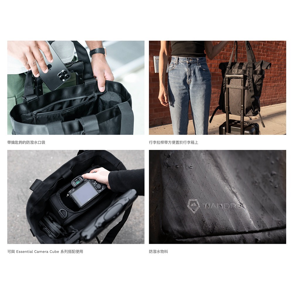 【彈藥庫】WANDRD TOTE BACKPACK 20L 背包 #WTB-BK-1-細節圖4