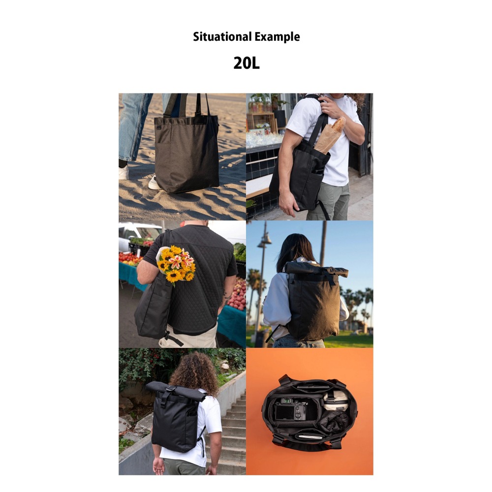 【彈藥庫】WANDRD TOTE BACKPACK 20L 背包 #WTB-BK-1-細節圖6