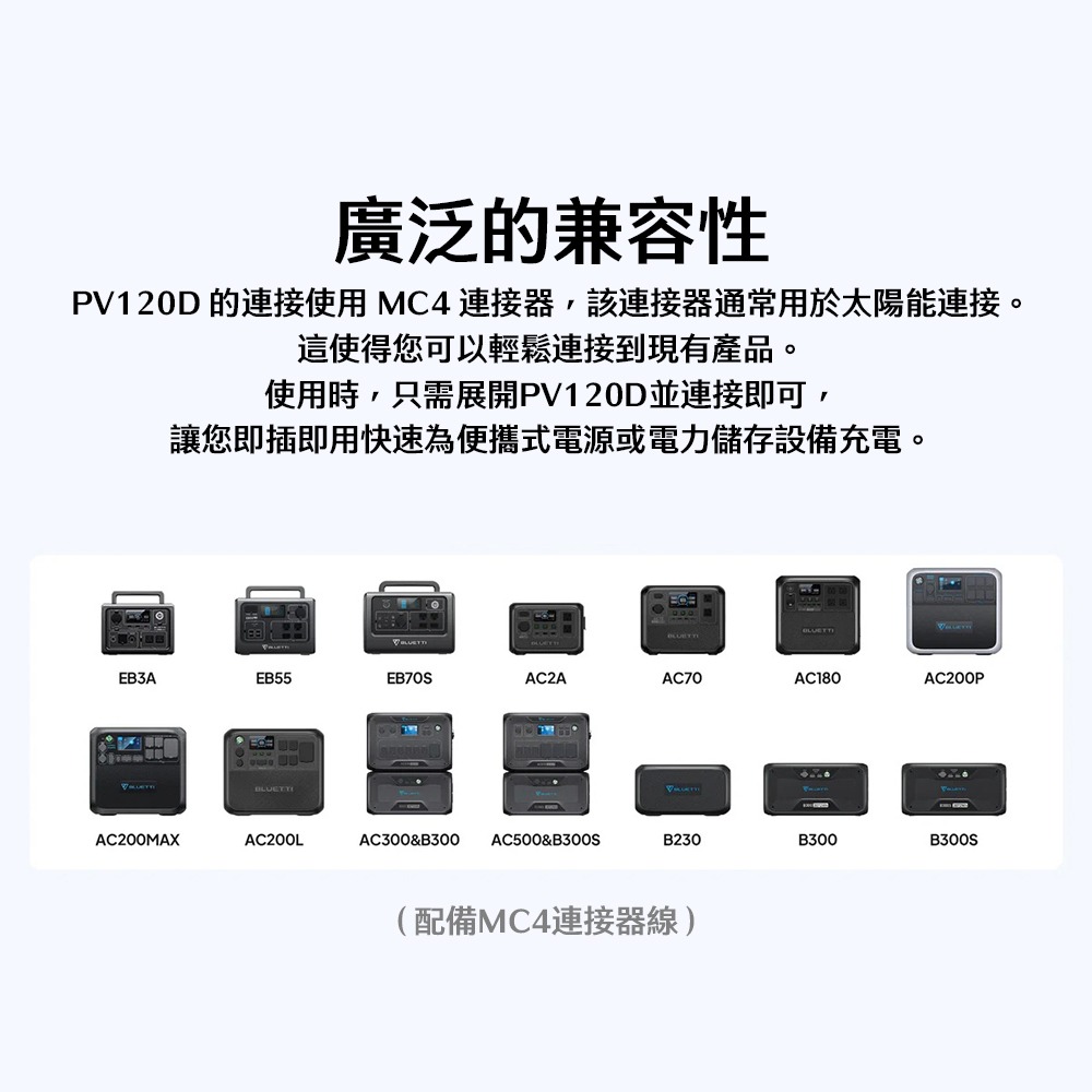 【彈藥庫】BLUETTI PV120 太陽能板-120W-細節圖10