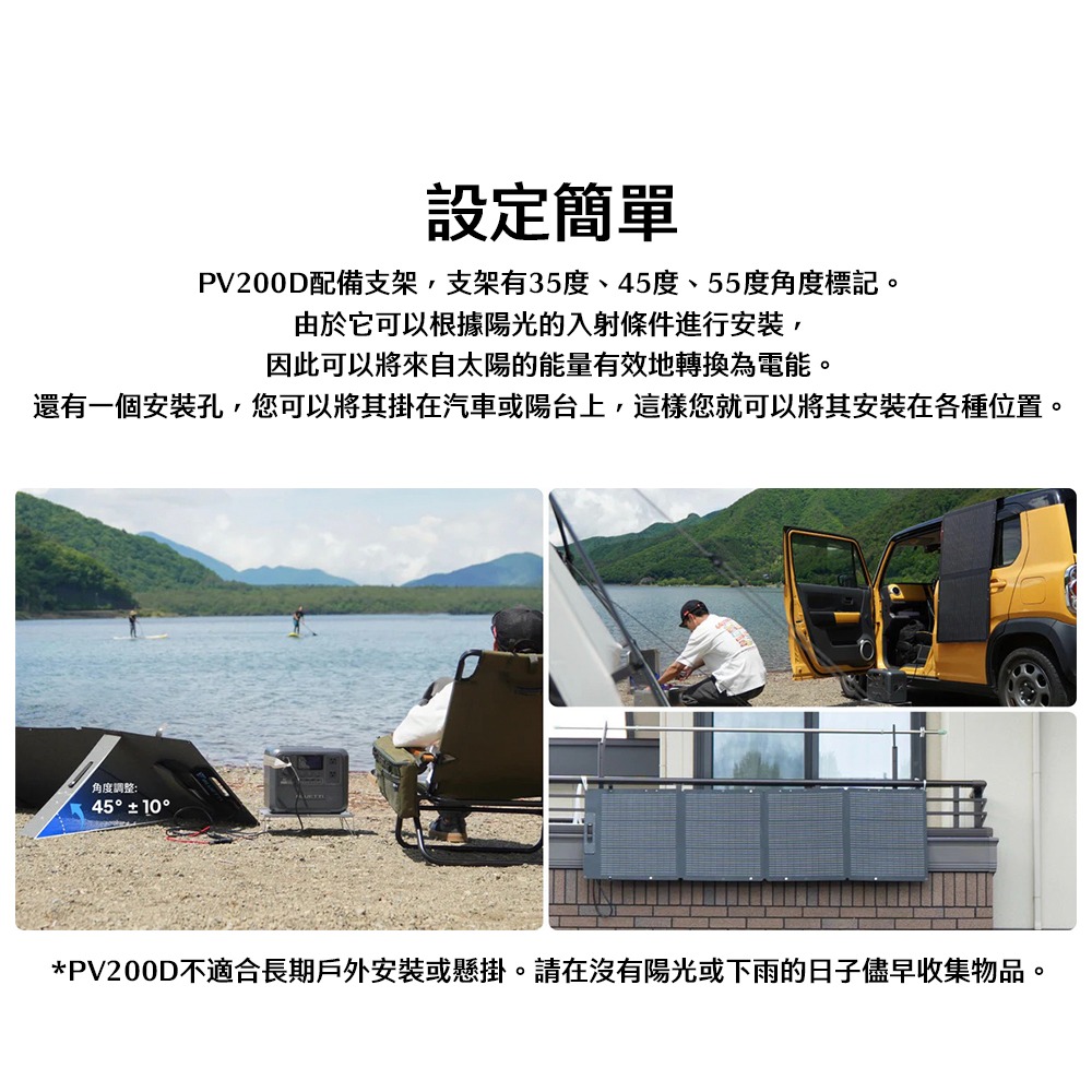 【彈藥庫】BLUETTI PV200 太陽能板-200W-細節圖4