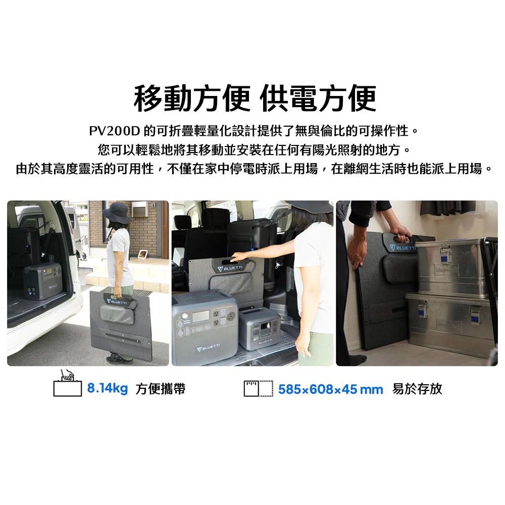 【彈藥庫】BLUETTI PV200 太陽能板-200W-細節圖5