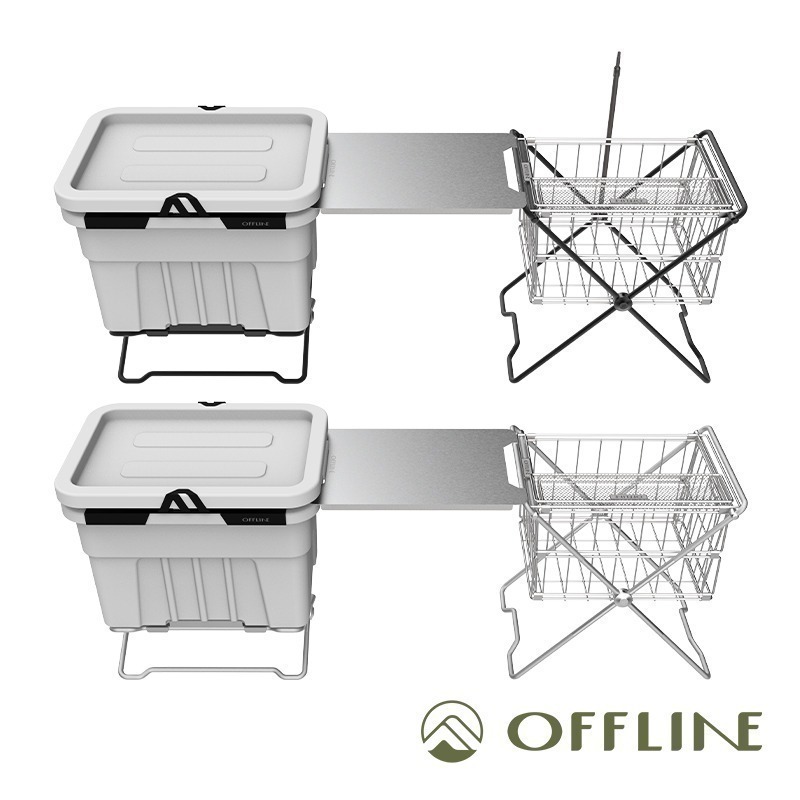 【彈藥庫】OFFLINE 向量-X 1單位邊桌(黑/銀) #OFL-X1UT-BK #OFL-X1UT-SV-細節圖9