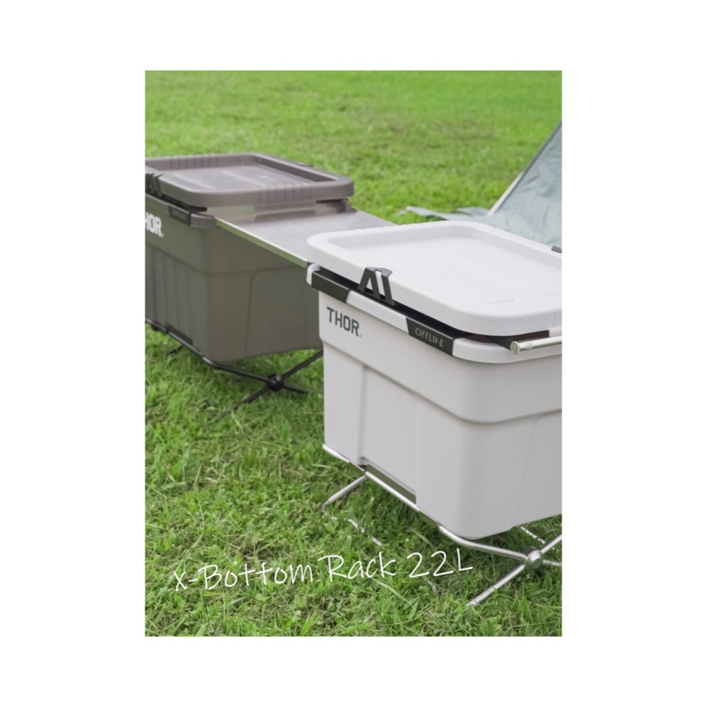 【彈藥庫】OFFLINE 向量-X THOR箱22L底座(黑/銀) #OFL-XBR22-細節圖3