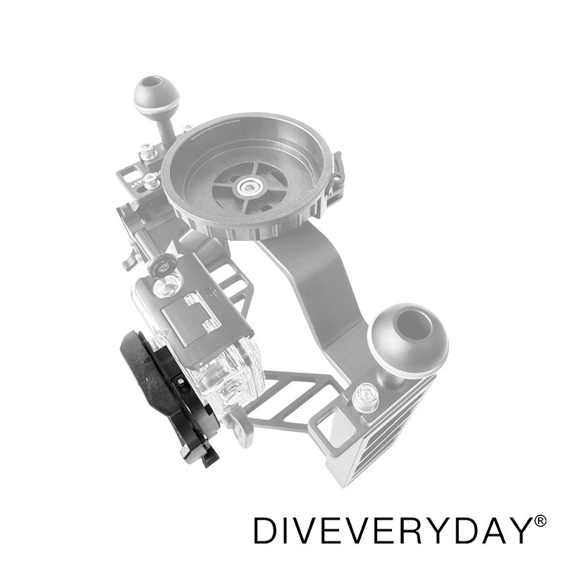 【彈藥庫】Diveveryday DJI OSMO ACTION 潛水殼轉ZD鏡頭座 #DED-OA5-ZD-細節圖9