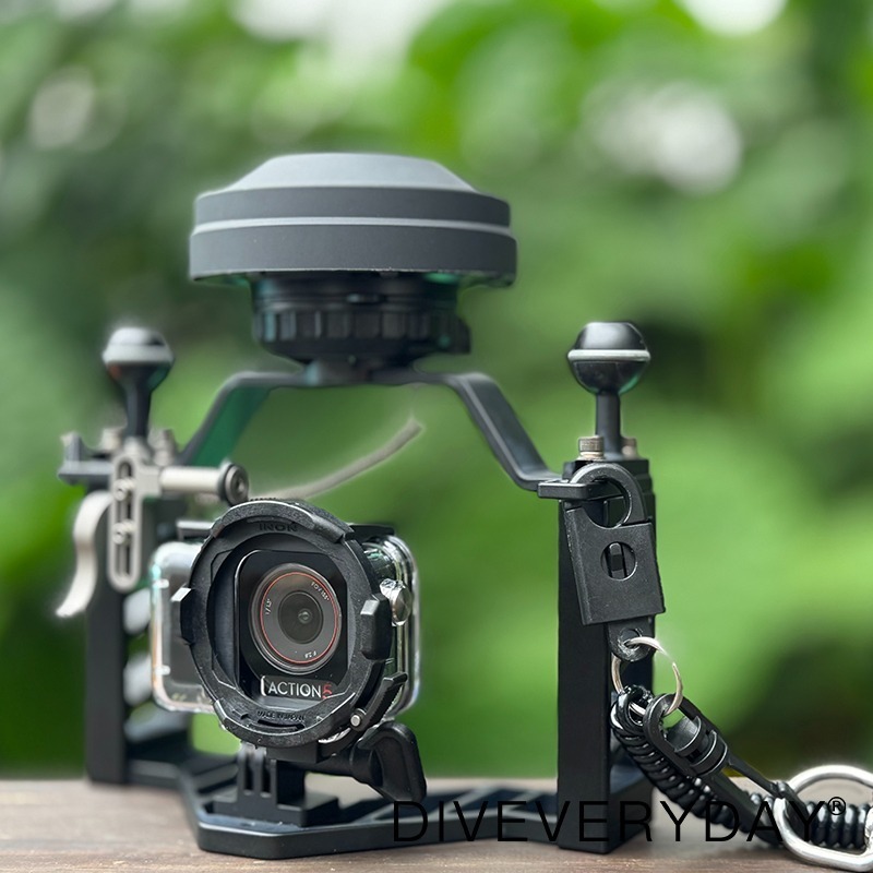 【彈藥庫】Diveveryday DJI OSMO ACTION 潛水殼轉ZD鏡頭座 #DED-OA5-ZD-細節圖11