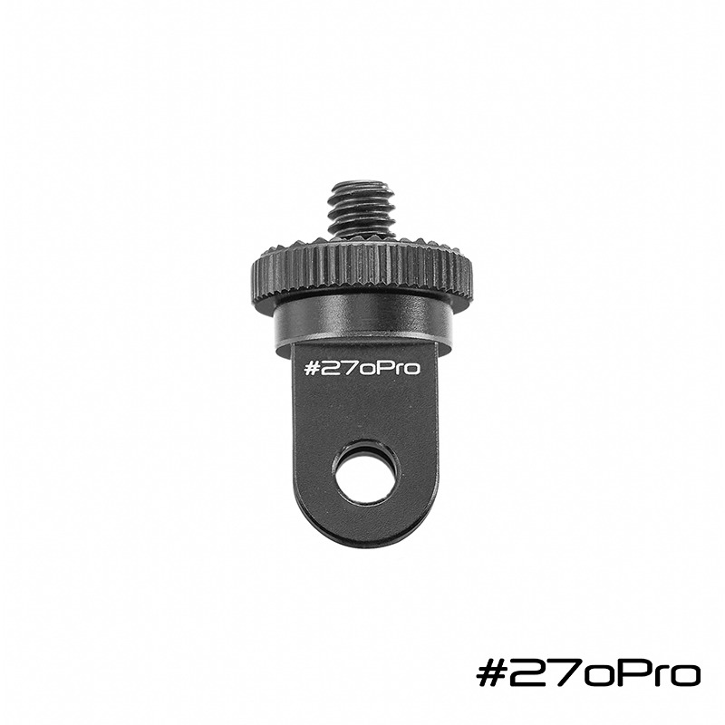 【彈藥庫】#270Pro 1/4＂鋁合金轉接座-黑 #270PRO-ADP-BK-細節圖3