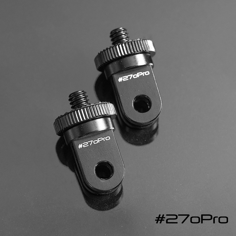【彈藥庫】#270Pro 1/4＂鋁合金轉接座-黑 #270PRO-ADP-BK-細節圖4